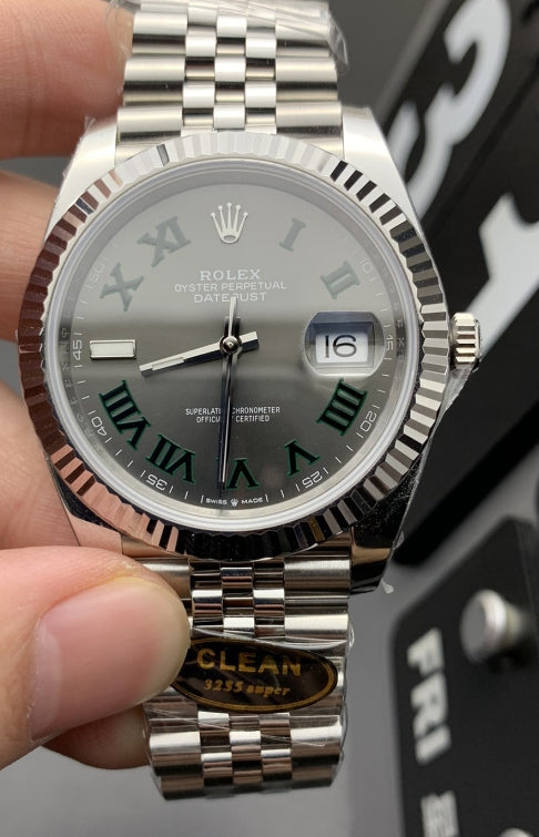Rolex Datejust 41 Wimbledon dial