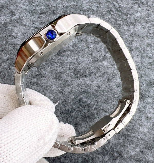 Cartier Santos white dial