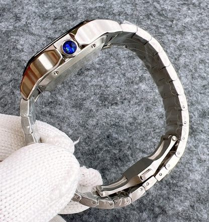 Cartier Santos white dial