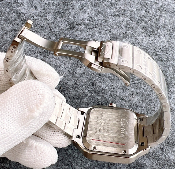 Cartier Santos grey dial