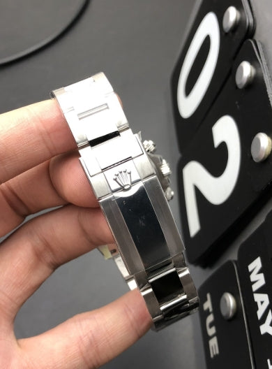 Rolex Datejust silver dial, fluted white gold bezel