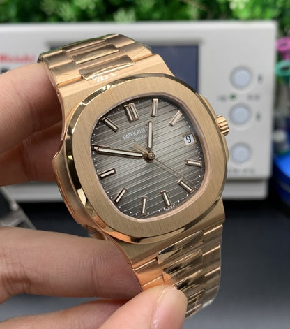 Patek Phillipe Nautilus Rose gold black dial